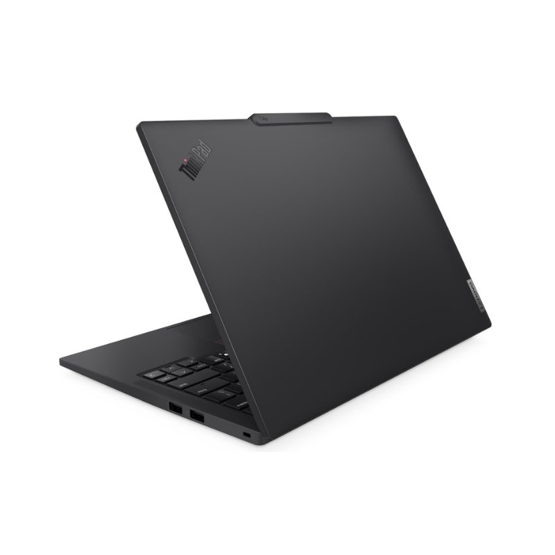 Laptop Lenovo ThinkPad T14 Gen 5 con procesador Intel Core Ultra 7 155U pantalla de 14 pulgadas vista posterior