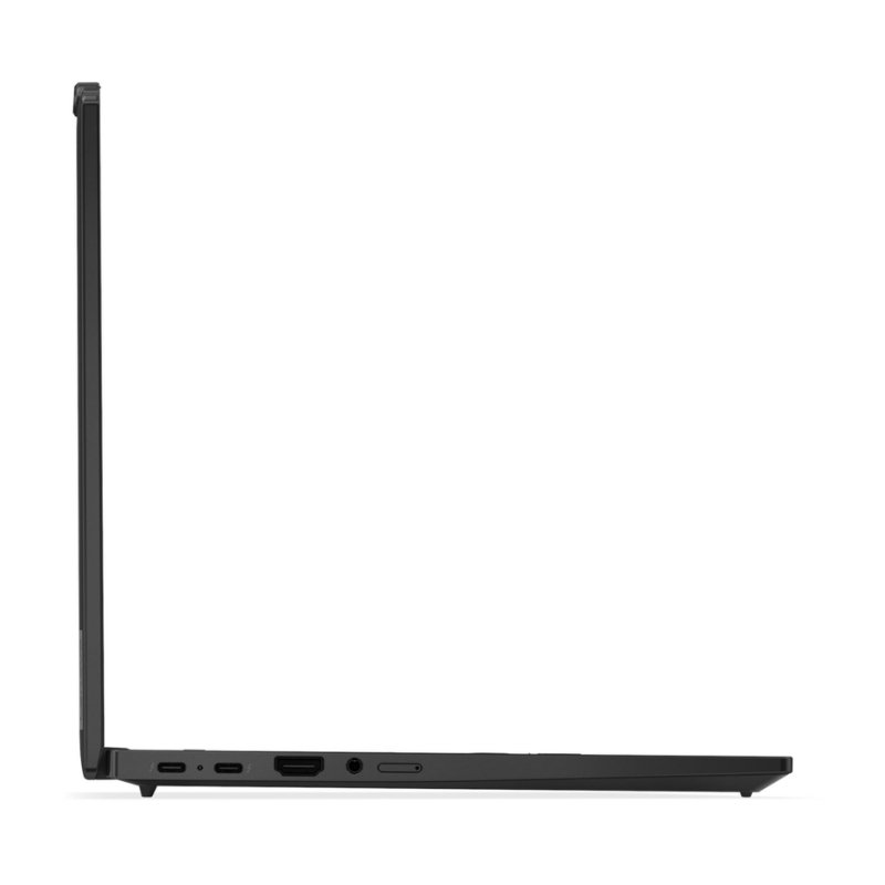 Laptop Lenovo ThinkPad T14 Gen 5 con procesador Intel Core Ultra 7 155U pantalla de 14 pulgadas vista lateral